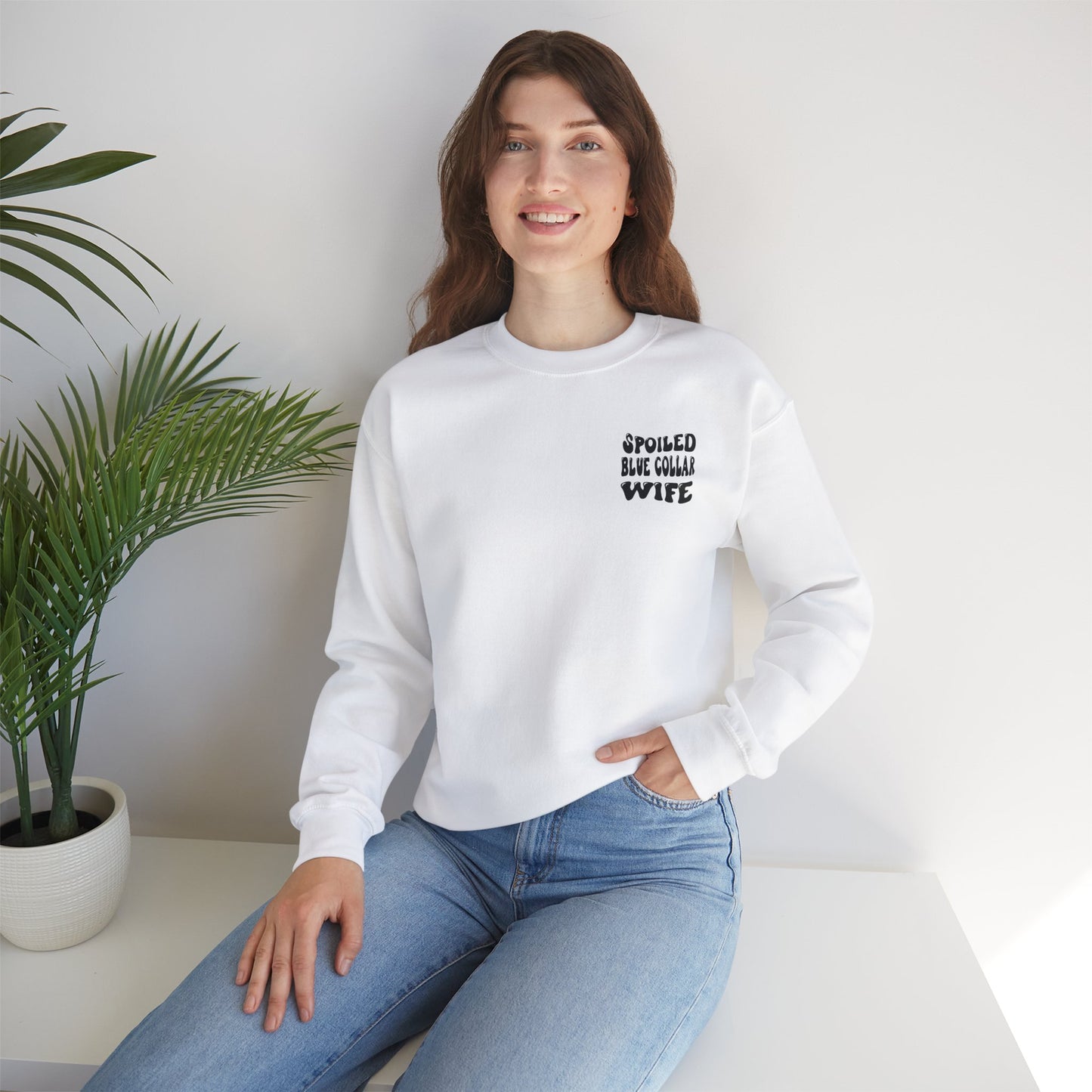 RETRO SPOILED WIFE CREWNECK