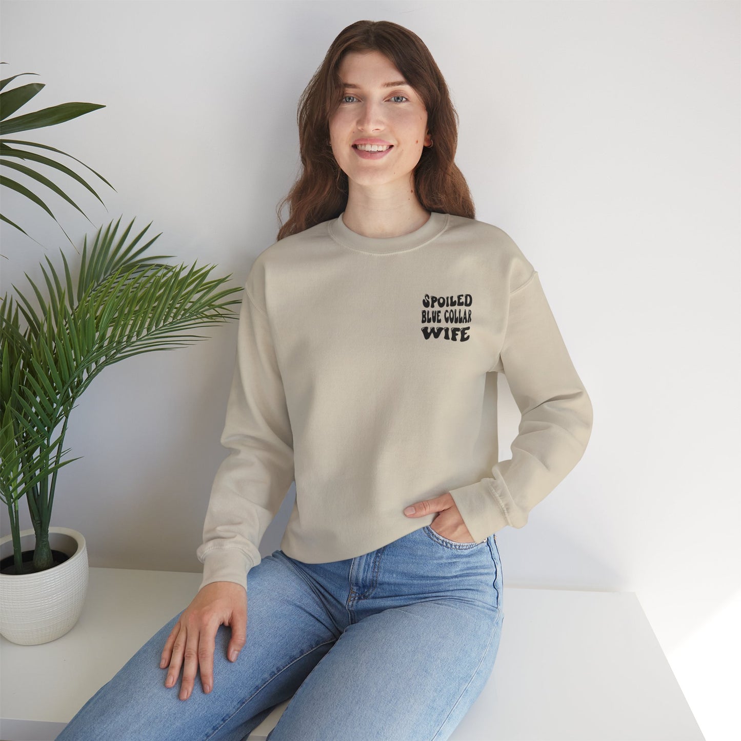 RETRO SPOILED WIFE CREWNECK